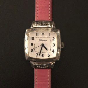 Brighton Orchard Pink” Leather band, women’s watch